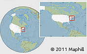Savanna Style Location Map of ZIP code 08724, highlighted country, highlighted state, within the entire country, hill shading