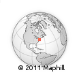 Outline Map of ZIP Code 08736