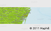Physical Panoramic Map of ZIP code 08736