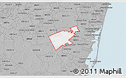 Gray 3D Map of ZIP code 08759