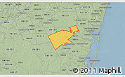Savanna Style 3D Map of ZIP code 08759