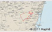 Shaded Relief 3D Map of ZIP code 08759