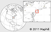 Blank Location Map of ZIP code 08759