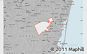 Gray Map of ZIP code 08759