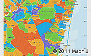Political Map of ZIP code 08759