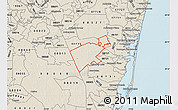 Shaded Relief Map of ZIP code 08759