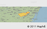Savanna Style Panoramic Map of ZIP code 08759
