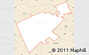 Classic Style Simple Map of ZIP code 08759
