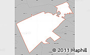 Gray Simple Map of ZIP code 08759