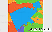 Political Simple Map of ZIP code 08759