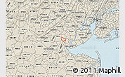 Shaded Relief Map of ZIP code 08830