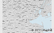 Silver Style Map of ZIP code 08830