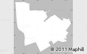 Gray Simple Map of ZIP code 08830