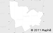 Silver Style Simple Map of ZIP code 08830