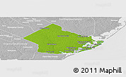 Physical Panoramic Map of Atlantic County, lighten, desaturated