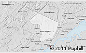 Silver Style 3D Map of Bergen County