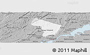 Gray Panoramic Map of Bergen County