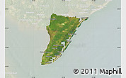 Satellite Map of Cape May County, lighten