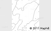 Blank Simple Map of Hudson County, no labels