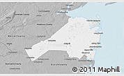 Gray 3D Map of Monmouth County