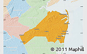 Political Map of Monmouth County, lighten