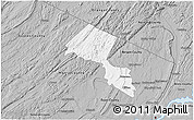 Gray 3D Map of Passaic County