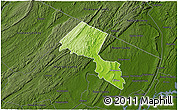 Physical 3D Map of Passaic County, darken