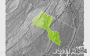Physical Map of Passaic County, desaturated