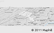 Silver Style Panoramic Map of Passaic County