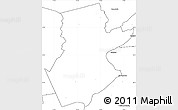 Blank Simple Map of Somerset County