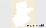 Classic Style Simple Map of Somerset County, single color outside