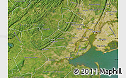 Satellite Map of Union County