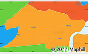 Political Simple Map of Union County