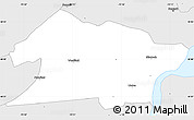 Silver Style Simple Map of Union County