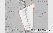 Gray Map of ZIP code 00066
