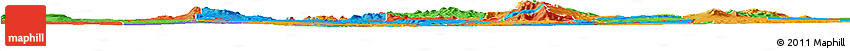 Political Horizon Map of ZIP Code 87004