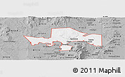 Gray Panoramic Map of ZIP code 87004