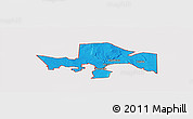 Political Panoramic Map of ZIP code 87004, cropped outside
