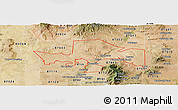 Satellite Panoramic Map of ZIP code 87004