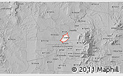 Gray 3D Map of ZIP code 87048