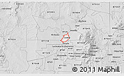 Silver Style 3D Map of ZIP code 87048