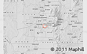 Silver Style Map of ZIP code 87108
