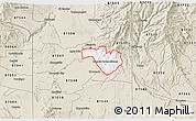 Classic Style 3D Map of ZIP code 87505