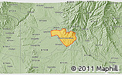 Savanna Style 3D Map of ZIP code 87505