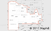 Silver Style Simple Map of ZIP codes starting with 880