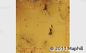 Physical Map of ZIP code 88030
