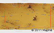 Physical Panoramic Map of ZIP code 88030