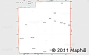 Silver Style Simple Map of ZIP code 88030