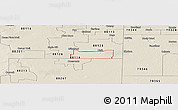 Shaded Relief Panoramic Map of ZIP code 88125