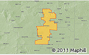 Savanna Style 3D Map of ZIP code 88126